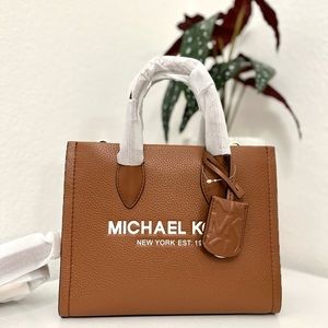 Michael Kors Mirella SM Pebbled Leather Crossbody